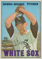 1967 Topps Baseball Cards      052      Dennis Higgins